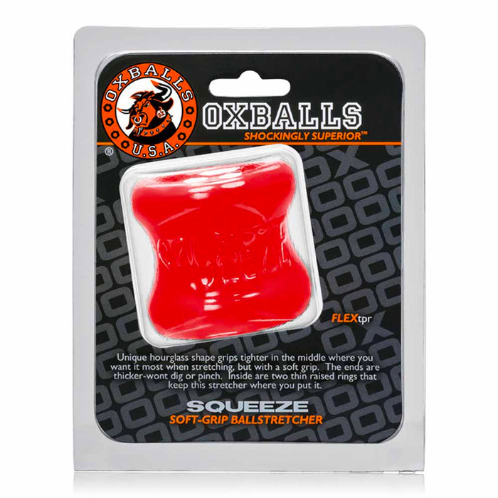 Oxballs - Squeeze - Ballstretcher - Rood-Laced-up.nl