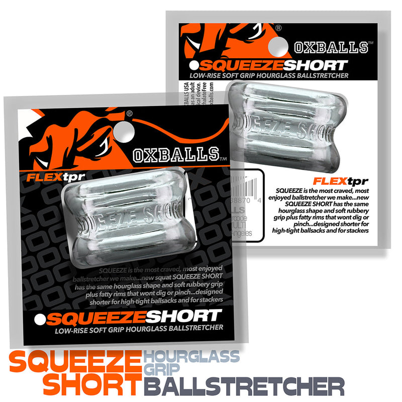 Oxballs - Squeeze Short - Hodenspreizer - Transparent - Laced-up.nl