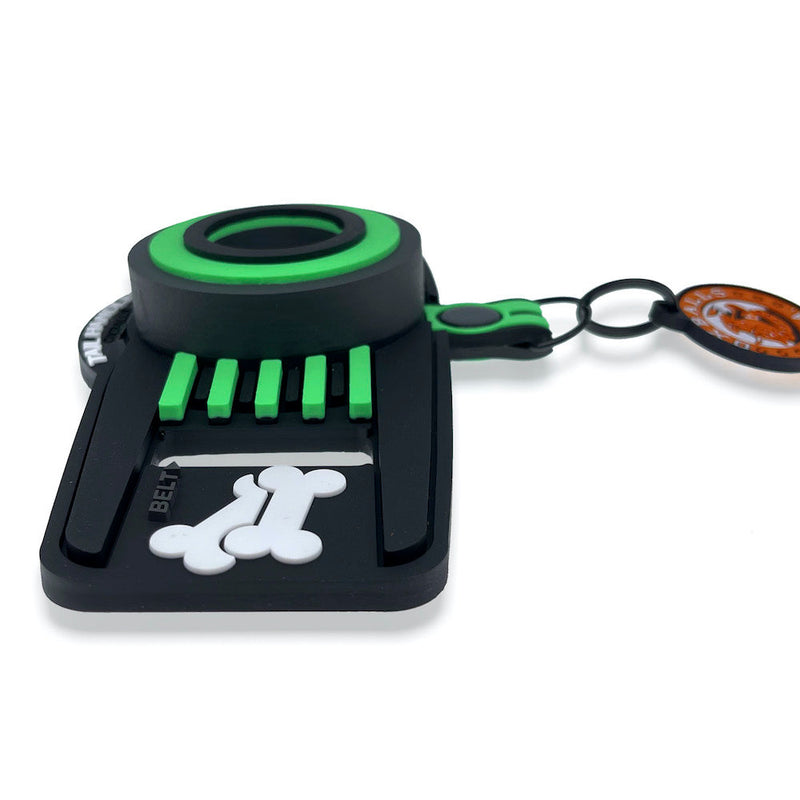 Oxballs - Tail Handler Show Tail - Buttplug met Hondenstaart - Zwart/Groen-Laced-up.nl