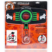 Oxballs - Tail Handler Show Tail - Buttplug met Hondenstaart - Zwart/Groen-Laced-up.nl
