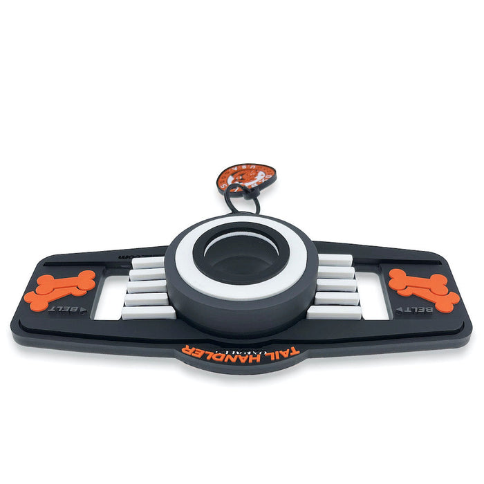 Oxballs - Tail Handler Show Tail - Buttplug met Hondenstaart - Zwart/Wit-Laced-up.nl