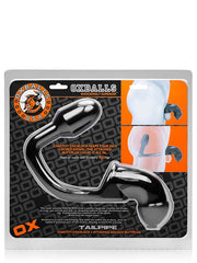 Oxballs - Tailpipe - Flexibele Kuisheidskooi met Buttplug - TPR - Zwart-Laced-up.nl