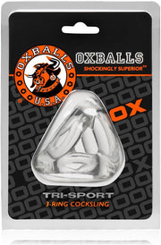 Oxballs - Tri-Sport - Cocksling - Transparant-Laced-up.nl