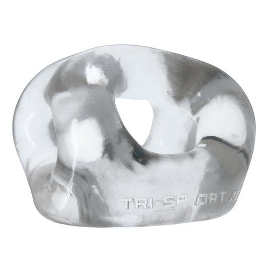 Oxballs - Tri-Sport XL - Cocksling met 3 Ringen - Transparant-Laced-up.nl