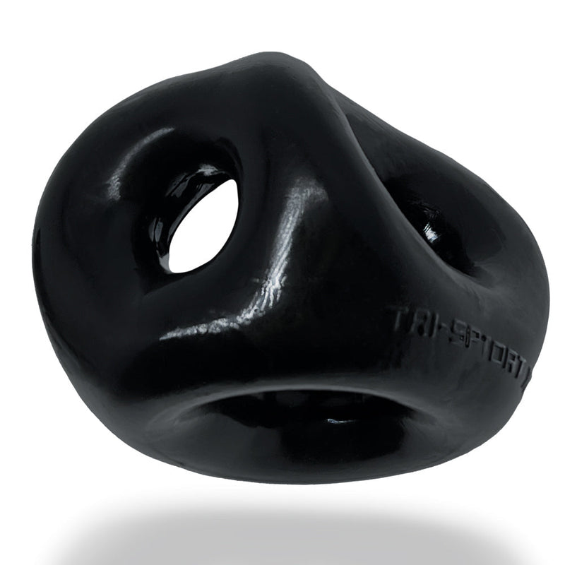 Oxballs - Tri-Sport XL - Cocksling met 3 Ringen - Zwart-Laced-up.nl
