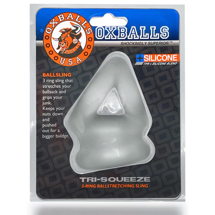 Oxballs - Tri-Squeeze - Cocksling - Clear Ice-Laced-up.nl