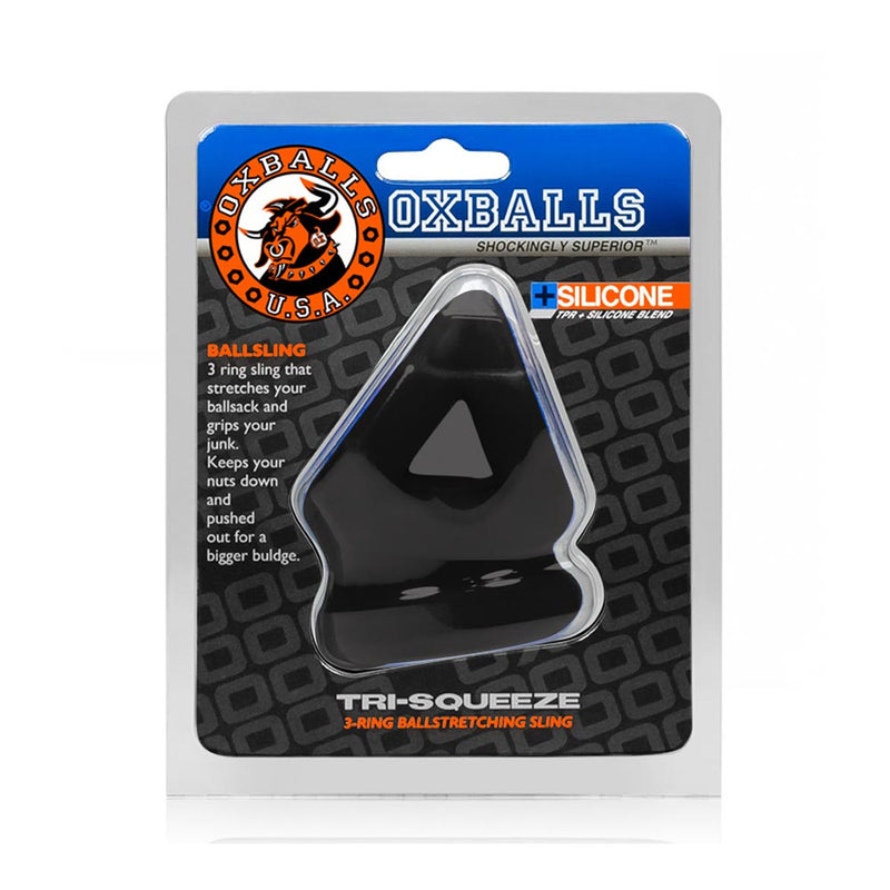 Oxballs - Tri-Squeeze - Cocksling - Ice Zwart-Laced-up.nl