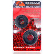 Oxballs - Truckt - Anneau pénien - 2 pièces - Édition Night - Noir mat - Laced-up.nl