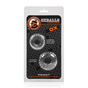 Oxballs - Truckt - Cockring - 2 stuks - Transparant-Laced-up.nl