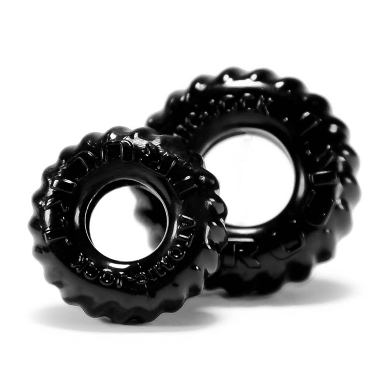 Oxballs - Truckt - Cockring - 2 stuks - Zwart-Laced-up.nl