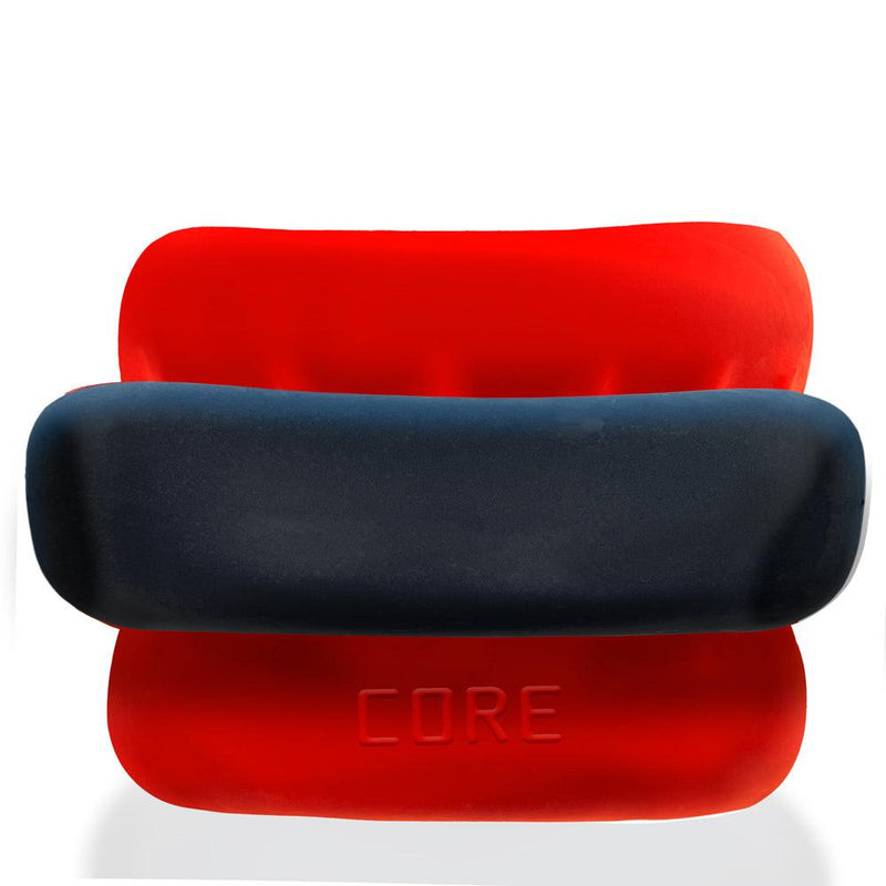 Oxballs - Ultracore - Kit comprenant un Core Ballstretcher et un Axi Ring - Rouge Ice-Laced-up.nl