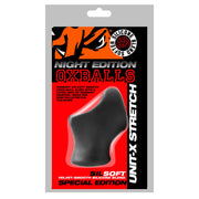 Oxballs - Unit-X Stretch Cocksling - Night Edition - Silikon/TPR - Schwarz - Laced-up.nl