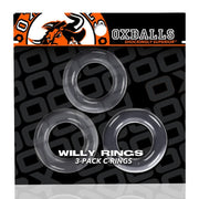 Oxballs - Willy - Cockring - 3 stuks - Transparant-Laced-up.nl