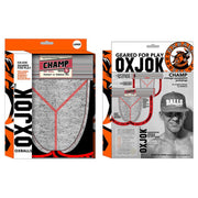 Oxjok Champ - Sweatshirt Jockstrap - Heather Grey-laced-up.nl