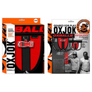 Oxjok Fisterjock - 3D Rubber Fist Jockstrap - Zwart/Rood-laced-up.nl