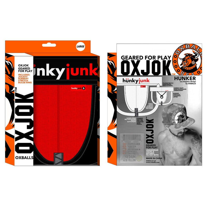 Oxjok Hunker - Comfy Pouch Slider Jockstrap - Red Hot-laced-up.nl