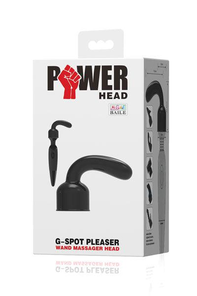 Baile Power - Pleaser - Opzetstuk Wand en G Spot Vibrator - Zwart-Laced-up.nl