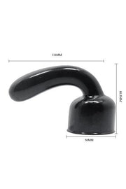 Baile Power - Pleaser - Opzetstuk Wand en G Spot Vibrator - Zwart-Laced-up.nl