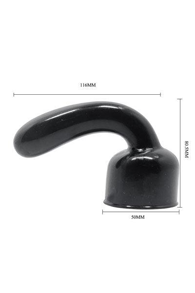 Baile Power - Pleaser - Opzetstuk Wand en G Spot Vibrator - Zwart-Laced-up.nl