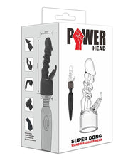 POWER Opzetstuk Wand Vibrator Super Dong - Transparant-Laced-up.nl
