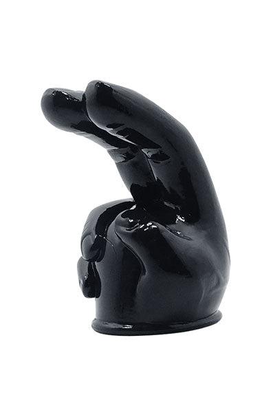 POWER Wand Vibrator Opzetstuk Double finger - Zwart-Laced-up.nl
