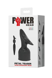 POWER Wand Vibrator Opzetstuk Petal Pleaser - Zwart-Laced-up.nl