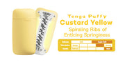 Tenga - Puffy Masturbator - Custard Yellow-laced-up.nl