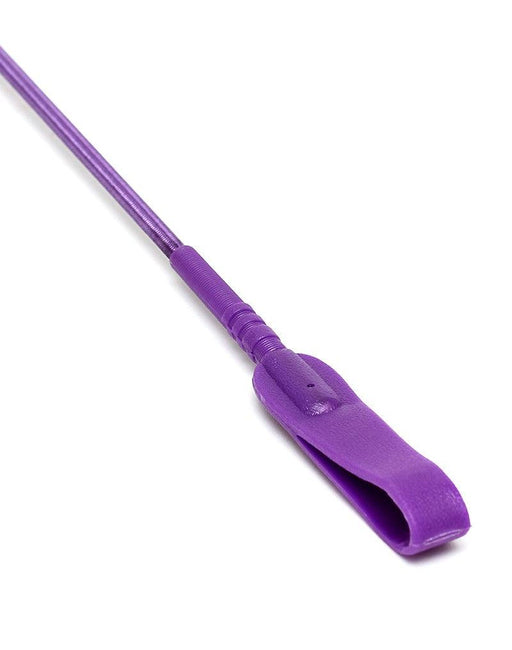 Paardrijzweep Met Flapje 65 cm - Paars-Laced-up.nl