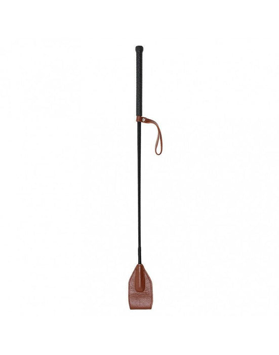 Rimba - Rijzweepje - 65 cm - Leder - Bruin-Erotiekvoordeel.nl