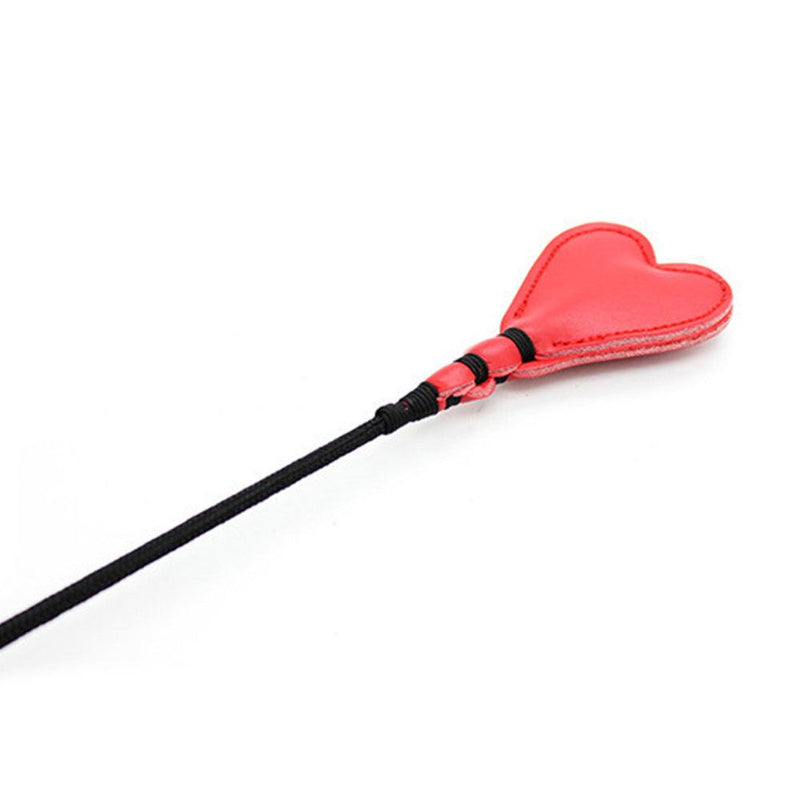 Paardrijzweepje Voor SM spel Met Rood hartje-Laced-up.nl