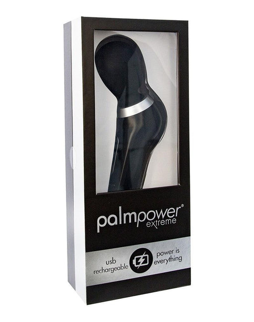 PalmPower - Extreme Wand Vibrator - ergonomisch gevormd En extreem krachtig - Zwart-Laced-up.nl