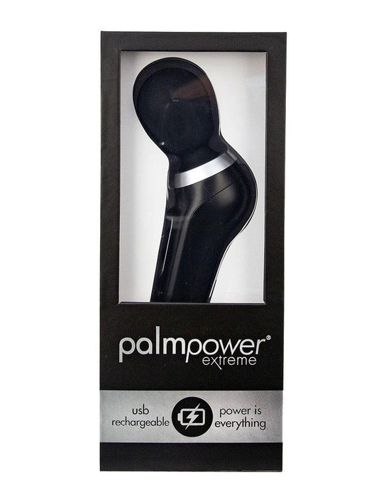 PalmPower - Extreme Wand Vibrator - ergonomisch gevormd En extreem krachtig - Zwart-Laced-up.nl