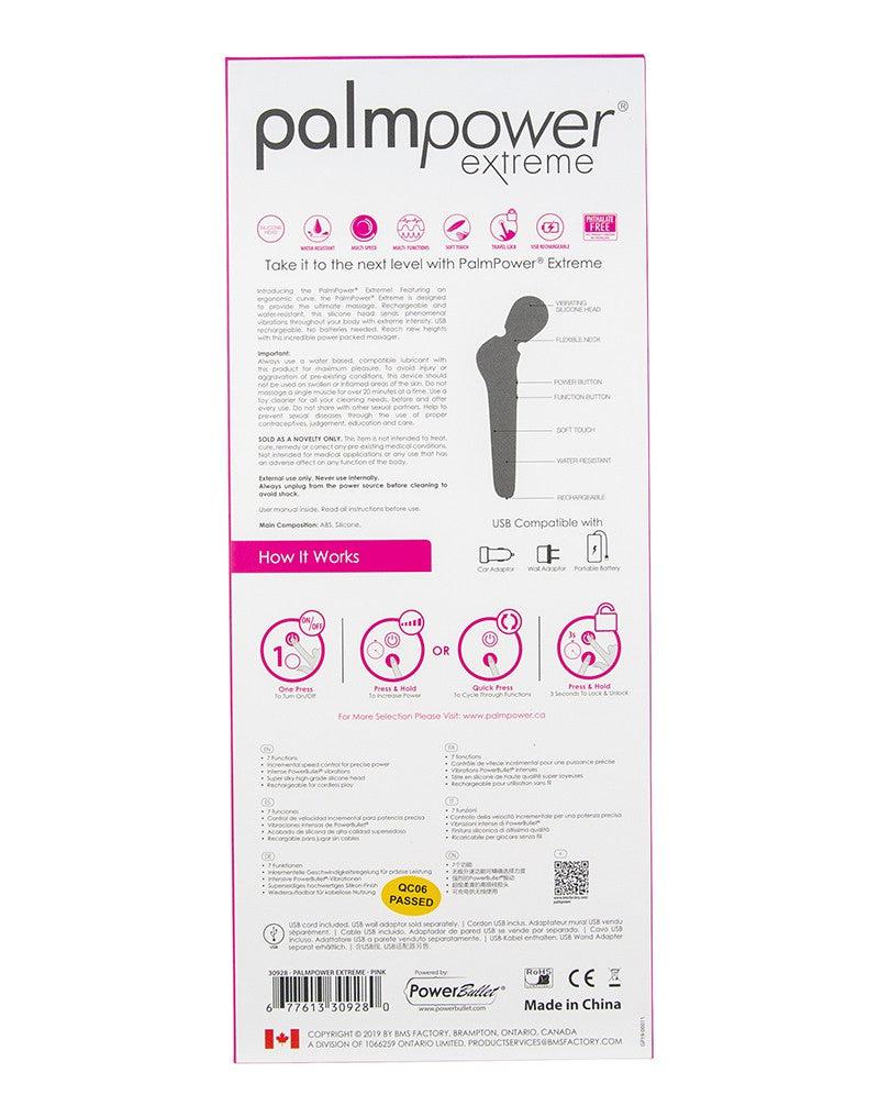PalmPower - Wand Vibrator - Ergonomically Shaped - Extremely Powerful - Pink-Laced-up.nl