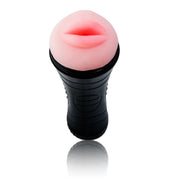 Passion Cup Masturbator Mond - Vibrerend - Zwart-laced-up.nl