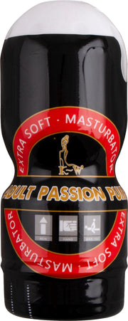 Passion Cup Masturbator Vagina - Zwart/Rood-laced-up.nl