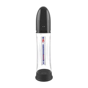 Passion Pump - Elektrische Penispomp - Waterproof - 31 cm - Zwart/Transparant-Erotiekvoordeel.nl