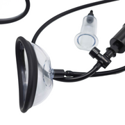 Passion Pump - Tepelzuiger en Borst Pomp Set - Transparant/Zwart-Erotiekvoordeel.nl