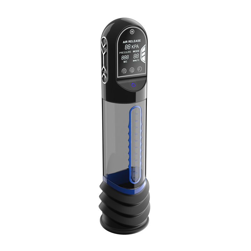 Peak Performa - ISP 90 - Penispumpe mit Infrarotlicht - Fördert das Wachstum - Schwarz/Blau - Laced-up.nl