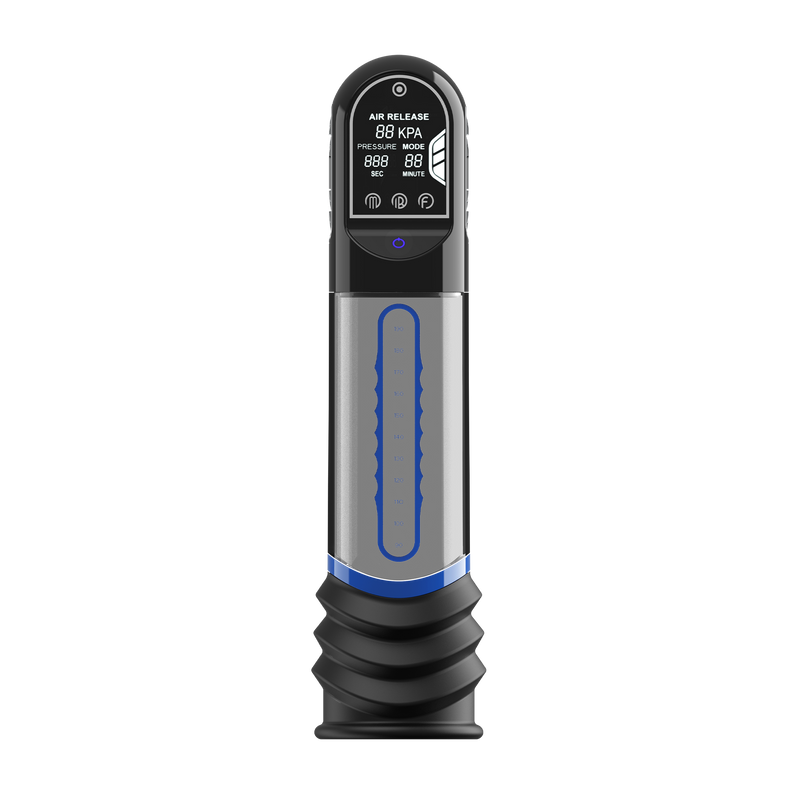 Peak Performa - ISP 90 - Penispumpe mit Infrarotlicht - Fördert das Wachstum - Schwarz/Blau - Laced-up.nl