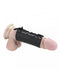 Rimba - Lederen Penis Sleeve - Met Veter - Zwart-Erotiekvoordeel.nl