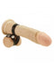 Rimba - Penis Strap met Ballenspreider - Leer - Zwart - Verstelbaar met Drukknopen-Erotiekvoordeel.nl