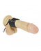 Rimba - Leren Penis Strap Met Vetersluiting - Verstelbaar - Zwart-Erotiekvoordeel.nl
