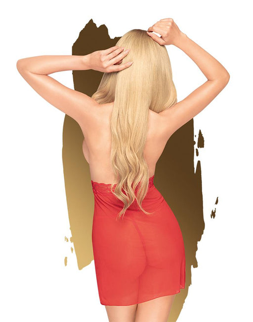 Penthouse - Mini-jurkje Met String SWEET & SPICY - Rood-Laced-up.nl