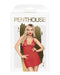 Penthouse - Mini Jurkje Met String BEDTIME STORY - Rood-Erotiekvoordeel.nl
