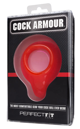 Perfect Fit - Cock Armour - Cockring - 43 mm - Rood-Laced-up.nl