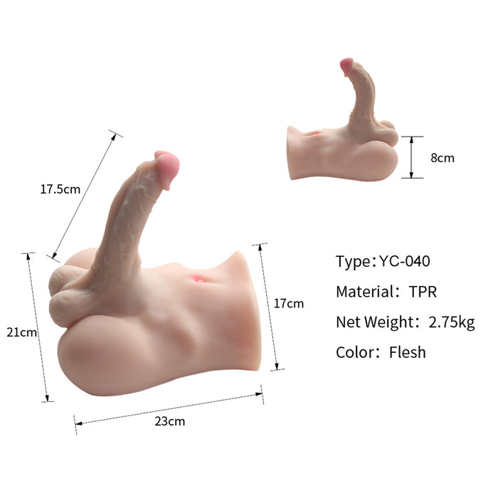 Perfect Toys - Masturbator - Mannelijke kont Met Penis-Laced-up.nl