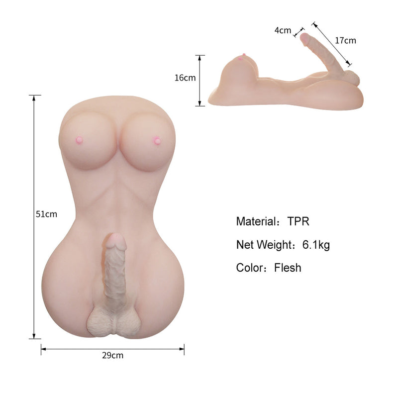 Perfect Toys - Masturbator She-Male Lichaam-Laced-up.nl