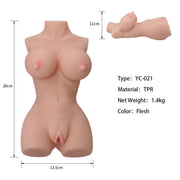 Perfect Toys - Masturbator - Tiny Body Double Hole-Laced-up.nl