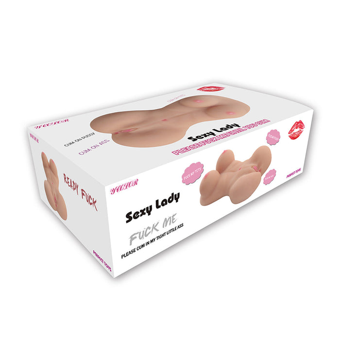 Perfect Toys - Masturbator Vrouwelijk Lichaam - Maat L-Laced-up.nl