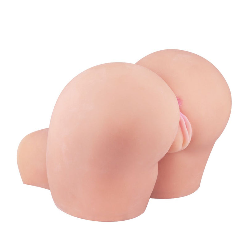 Perfect Toys - Mega Masturbator - Large Double Hole L Van bijna 10 kg! - Lichte Huidskleur-Laced-up.nl